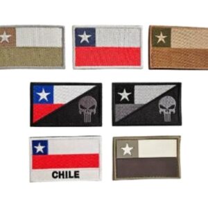 Parches bandera chilena y Vengador
